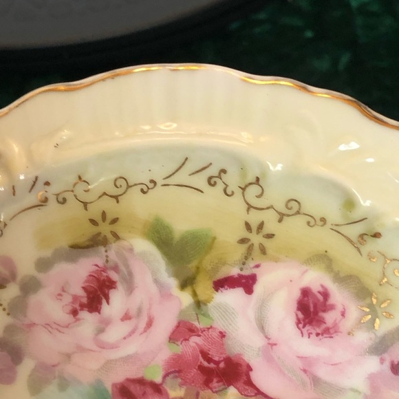 Vintage Trivet Plate from Royal Crown Chantilly Rose Hand Painted - Picture 7 of 8